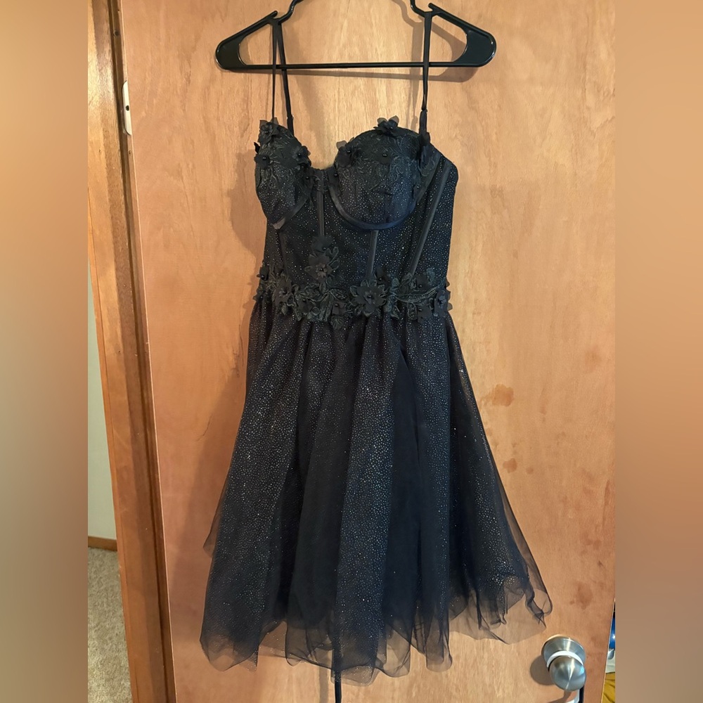 Elegant Black Homecoming Dress